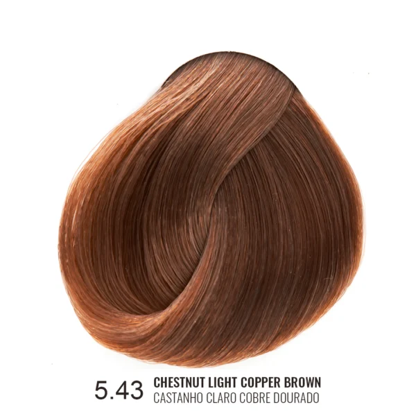 5 43 CHESTNUT LIGHT COPPER BROWN CASTANHO CLARO COBRE DOURADO