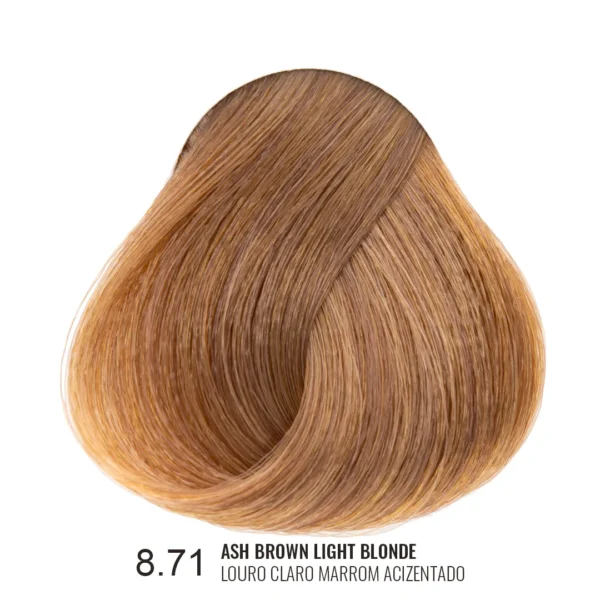 TN 8 71 ASH BROWN LIGHT BLONDE LOURO CLARO MARROM ACIZENTADO