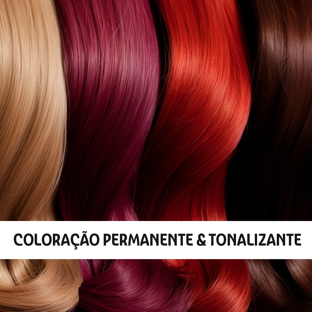COLORACAO PERMANETE E TONALIZANTE